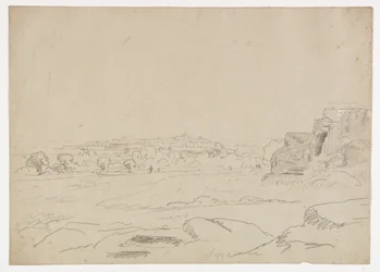 Syracuse en het graf van Timoleon, Sicilië, 1842